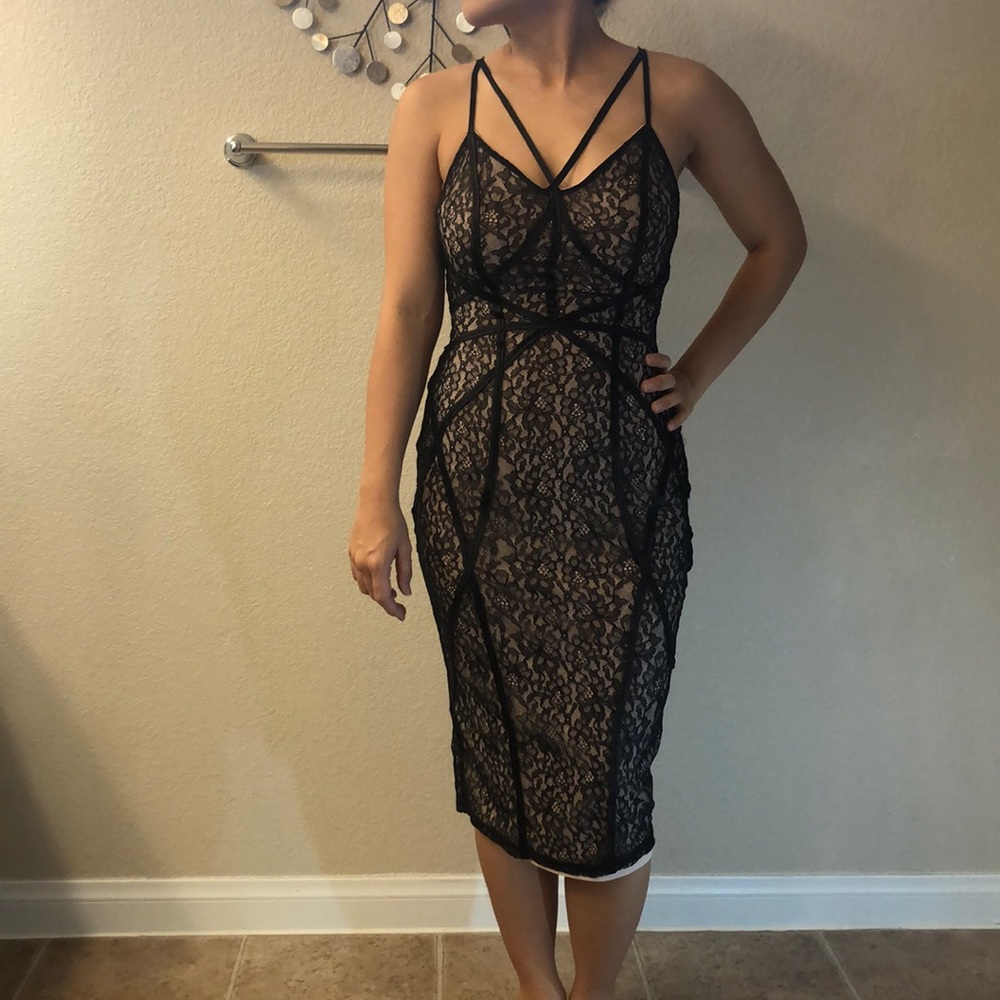 H&M lace cocktail dress